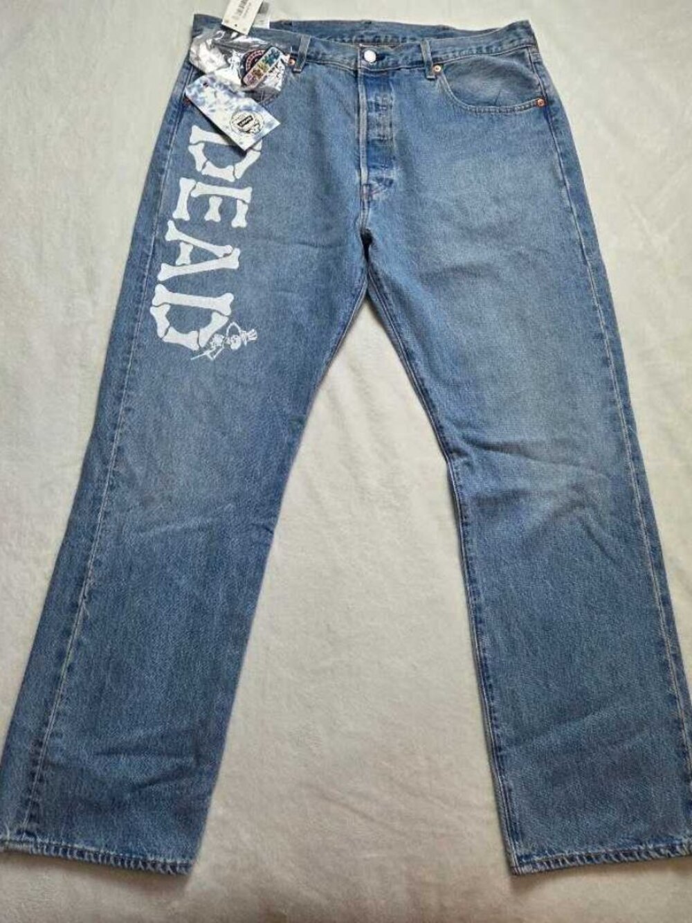 New 38x32 Levi's x Grateful Dead collection 501 JEANS